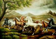unknow artist Horses 052 china oil painting reproduction